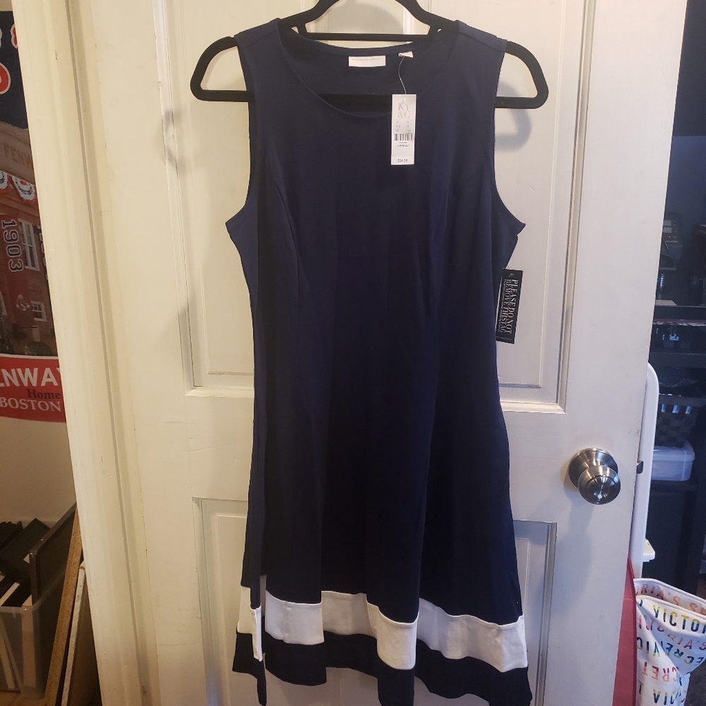 New York & Co Navy Dress